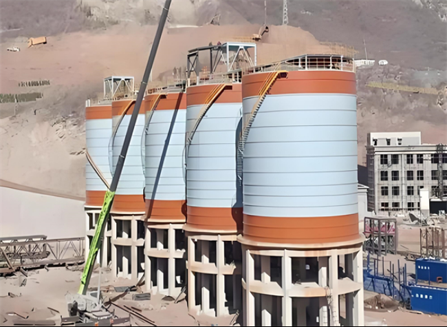 碾子山高架钢板仓